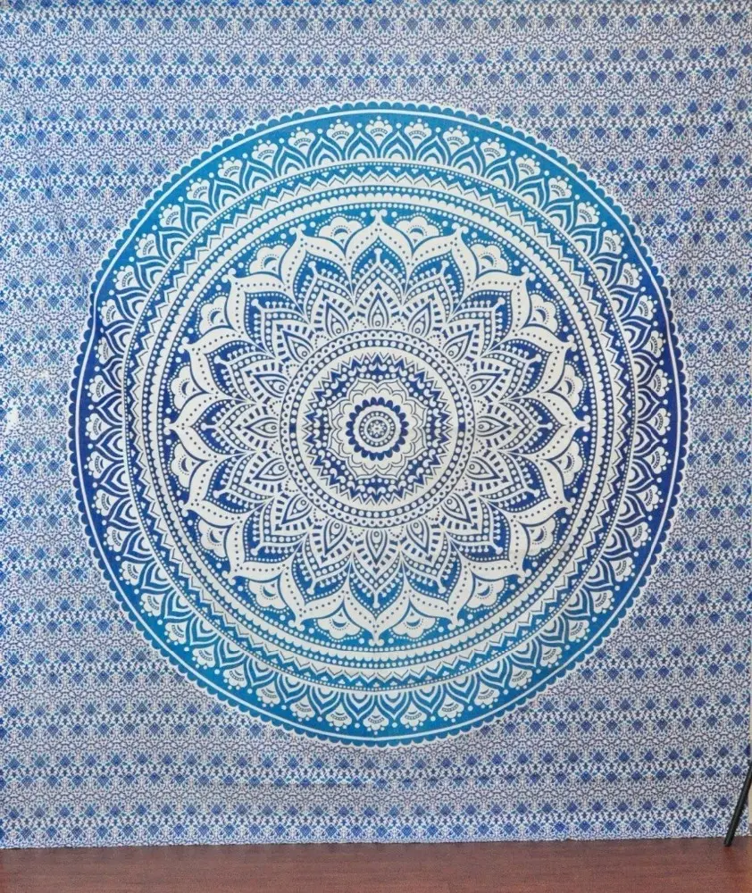 Indian Hippie Mandala Bohemian Psychedelia Handmade Tapestry wall hanging decoration nursery wall hanging