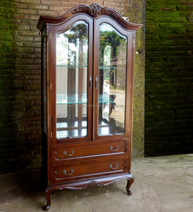 Meuble de salon classique, vitrine - Meubles en acajou d'Indonésie - Product Image 3