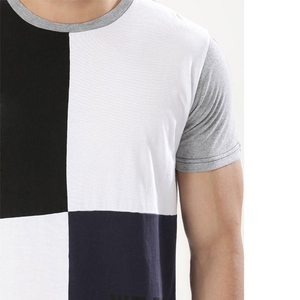 Camiseta de hombre 2018 con dobladillo curvo de palangre y dobladillo redondeado Ajuste cómodo elegante - Product Image 6