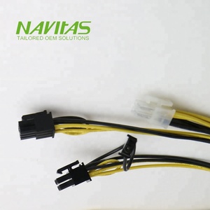 OEM PCI-e 6 + 2 Pin Molex 45559-0002 6Pin Connecteur GPU Graphics Câble d'Alimentation Assemblage - Product Image 3