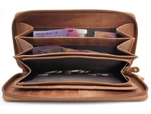 Custom Genuine Leather Long <b>Wallet</b> Men <b>RFID</b> Zipper Clutch <b>Wallet</b> Travel Organizer Card Holder Purse - Product Image 4