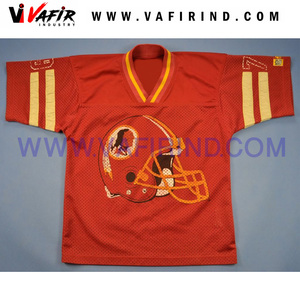 Camiseta personalizada de sublimación para adultos, equipo de camiseta juvenil de sarga, pantalones de práctica, camisetas de fútbol americano personalizadas - Product Image 4