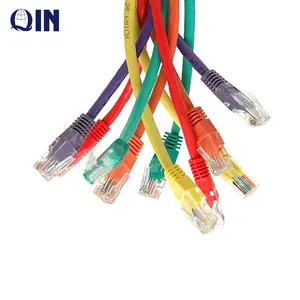 Hot Sale Bright Color Cat5e Cat6 UTP , Copper Conductor Patch Cords with RJ45 Connectors