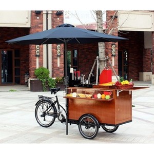Chariot de nourriture <span class=keywords><strong>mobile</strong></span> moderne, chariots de vente de milkshakes - Product Image 3