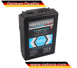 Clubipatona-platine NANO V50 V, pour Sony DSR 600P, 650P, 652P, HDW 800P, PDW 850, BP-150w ARRI rouge: 47wh, 3200mAh, 14,8V - Product Image 3