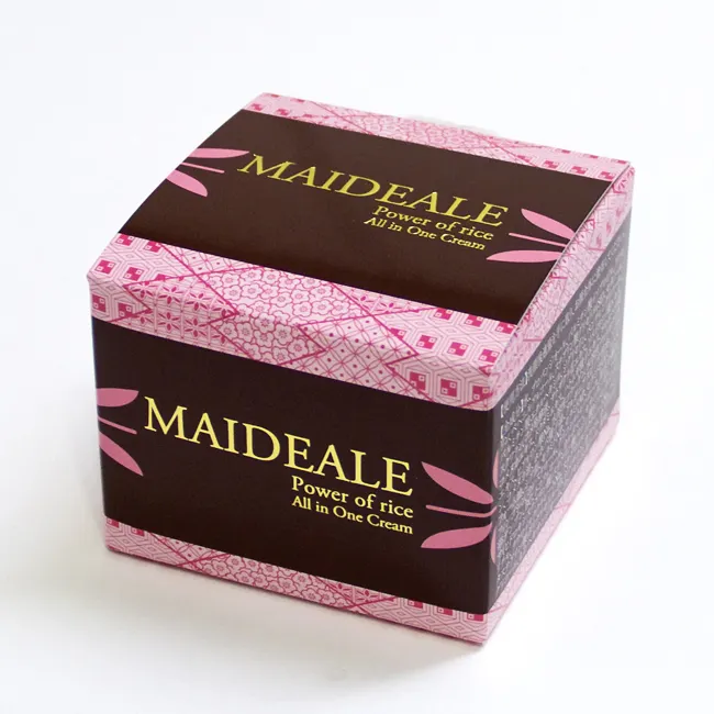 उत्पाद नाम "MAIDEALE" एक सौंदर्य क्रीम जापानी खातिर से बनाया है. वहाँ है whitening प्रभाव और शिकन रोकथाम प्रभाव है।