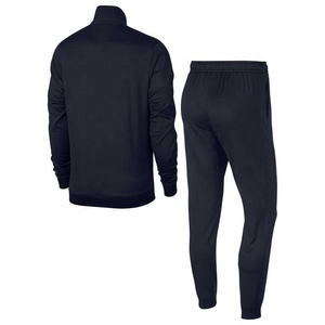 Venta al por mayor Unisex invierno chándal cremallera chaqueta pantalones traje de entrenamiento personalizado ropa deportiva transpirable secado rápido 100% poliéster - Product Image 2