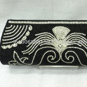 Personalized Luxury Designer Clutch Envelope Box Satin Lining Party <b>Bag</b> Crystal Rhinestone Stone Beaded <b>Evening</b> Purse Parties - Product Image 1