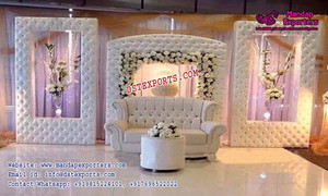 อังกฤษแต่งงานหนัง Tufted แผงเวทีเอเชียแต่งงานหนังแผงตกแต่งด้านบนแต่งงานหนัง Tufted แผงชุด - Product Image 3