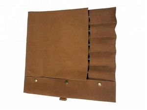 Bolsa para Cuchillos de Chef Profesional de Cuero Genuino Vintage de Primera Calidad, Ligera, con 5 Bolsillos/Rollo para Cuchillos de Chef, Rollo para Cuchillos Inteligente - Product Image 3