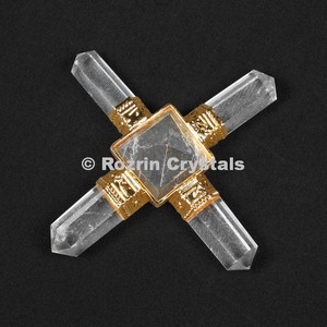 คริสตัลควอตซ์จักระพีระมิดเครื่องกำเนิดพลังงานบำบัด - Product Image 1