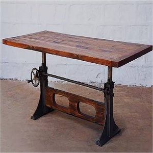 Thiết kế công nghiệp hiện đại quây bàn ăn với thanh phân thanh lịch đồ nội thất thiết lập - Product Image 4