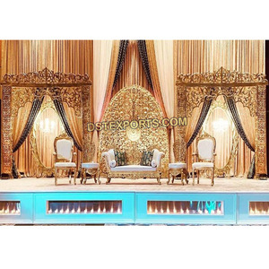 Escenario de boda de estilo asiático, escenario moderno de bollwood, escenario de boda - Product Image 1