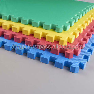 A.T. Yapi EVA Foam Interlocking Floor <b>Mat</b> Puzzle <b>Mat</b>-6-300mm Thickness Multi-Color Wood Grain Pattern for <b>Kids</b> Playroom Model - Product Image 3