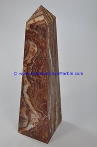 ของตกแต่งรูปทรงพีระมิดไข่ทำจากหินออนิกซ์และหินฟอสซิล ใช้เป็นที่ทับกระดาษ ของขวัญแปลกใหม่ - Product Image 4