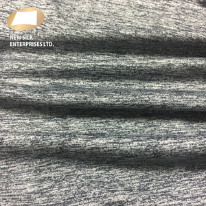 Tela suave de alta calidad, 100D, 88% poliéster, 12% licra, TCD, brezo, gris, melange - Product Image 5