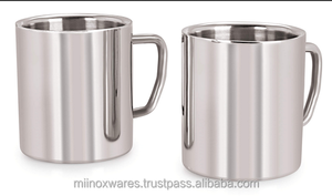 Taza de Café de Acero Inoxidable de Doble Pared con Aislamiento al Vacío MIINOX Ecológica al por Mayor para Uso Doméstico y Comercial Modelo MW-DWM - Product Image 3