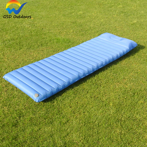 Padrino per dormire ultraleggero gonfiabile con isolamento termico da viaggio leggero con cuscino pompa libera - Product Image 1