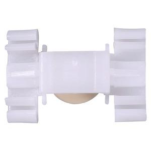 Clip de moldura lateral de plástico blanco para B.M.W modelo 51131960054 - Product Image 1