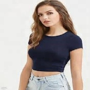 Personnalisé slim fit crop tops mode femmes - Product Image 1
