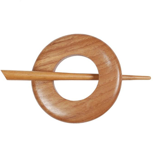 Fabricant original Épingle à châle en bois Écharpe Accessoires de tricot Pinces à cravate au crochet à quantité minimale de commande basse Épingles à cravate - Product Image 1