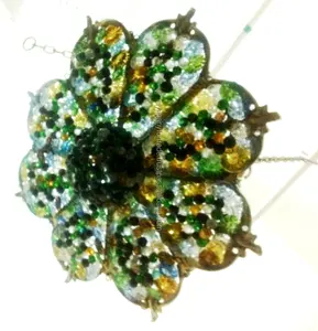 Lámpara de Araña de Cristal de Murano con Diseño de Racimo de Uvas al Mejor Precio - Product Image 1