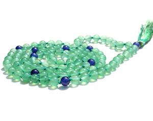 Unisex 108 Mala collar de cuentas Aventurina ónix diamante perla cadenas borla Bohemia moda religiosa regalos con cuentas fiestas - Product Image 6