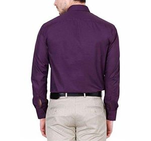 Áo Sơ Mi Nam Giản Dị Ấn Độ Khâu Tay Thủ Công Màu Trơn Trơn Một Túi Mặt Trước _ 29 - Product Image 4