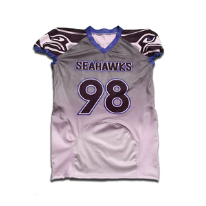 เสื้อฟุตบอลอเมริกันแบบกำหนดเองชุดยูนิฟอร์มฟุตบอลราคาถูกระบายอากาศล่าสุด - Product Image 6