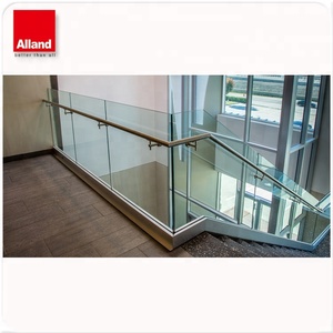 Australie standard design moderne escalier intérieur en acier inoxydable garde-corps en <span class=keywords><strong>verre</strong></span> - Product Image 1