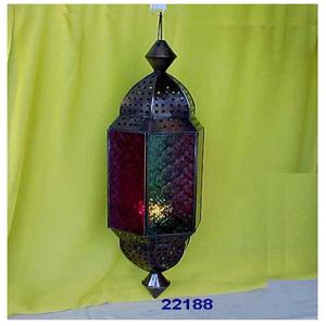 Antique Brass <b>Candle</b> <b>Lantern</b> Hanging Moroccan <b>Lantern</b> Vintage <b>Black</b> Metal <b>Lantern</b> Holder for Home Patio Outdoor Decor - Product Image 1