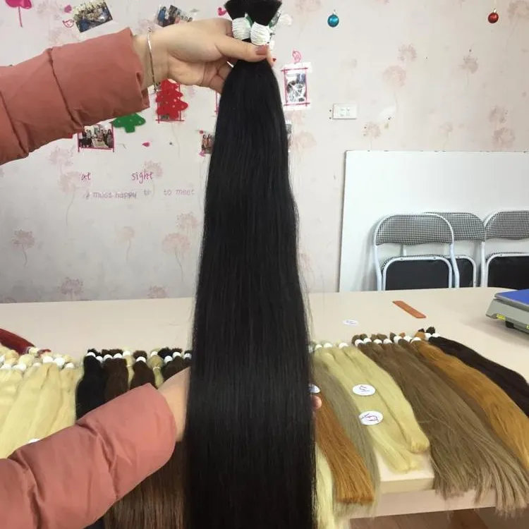 Не спутанные необработанные длинные прямые волосы 80 см 90 см 100 см от Ivirgo hair