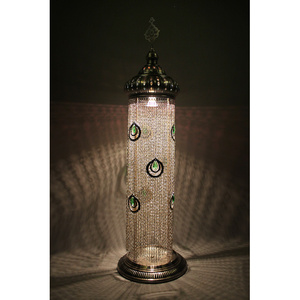 Lámpara de Mesa Turca en Cadena, Ahorro de Energía, Tamaño 5, Hierro y Vidrio, Certificación CE - Product Image 1