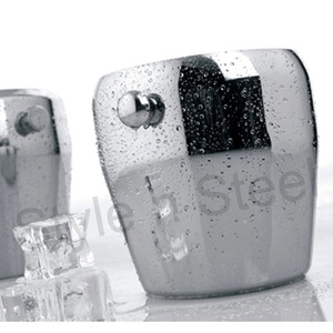 Refroidisseur de vin en acier inoxydable Seau à glace en acier inoxydable Refroidisseur de vin Refroidisseur de bouteilles en métal - Product Image 1