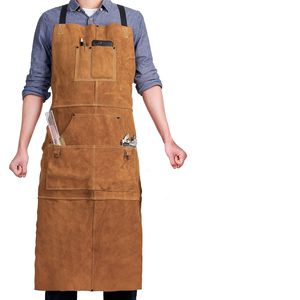 Premium Quality <b>Leather</b> Industrial Safety Household Cleaning <b>Tools</b> Industrial Accessories Heavy Duty Long <b>Leather</b> Welder Apron - Product Image 1