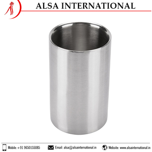 Seau refroidisseur de vin en acier inoxydable personnalisé de haute qualité Offre Spéciale de l'Inde pour les fêtes - Product Image 2