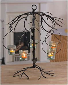 Jaula colgante de metal, soporte central decorativo para bodas y fiestas, decoración personalizada - Product Image 5