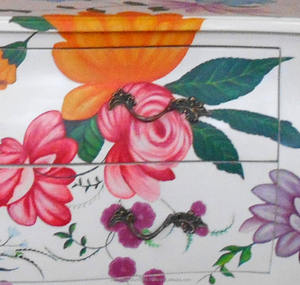 Muebles pintados a mano, mueble de madera para sala de estar, estilo francés - Product Image 4