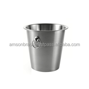 Enfriador de botellas de vino de mármol con diseño de piedra de lujo para vino, champán, estilo clásico, cubo de hielo de latón macizo para Hotel y restaurante - Product Image 4