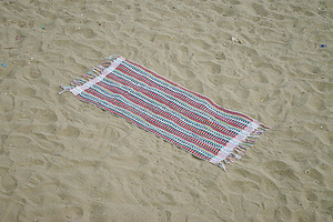Pop Pom Multi Color <b>Turkish</b> Beach <b>Towel</b>, Very Trendy With Fringe - Product Image 5