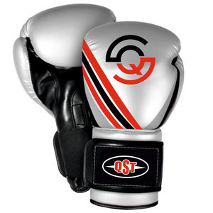 Guantes de entrenamiento de boxeo de cuero hechos a medida de alta calidad Soporte de muñeca ajustable por fabricante para Sparring y artes marciales - Product Image 1