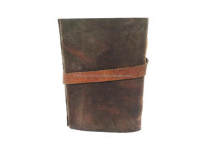 Classique Hunter A5 couverture rigide Vintage en cuir Journal élégant ceinture tactile bouton fermeture cahier d'affaires pour les cadeaux de bureau - Product Image 3