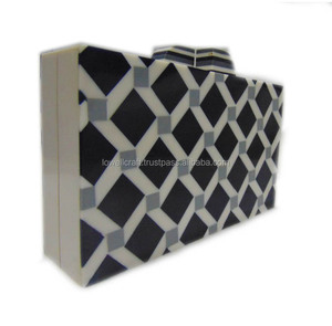 Bolso de mano indio de resina acrílica, bolsa de mano de resina - Product Image 3