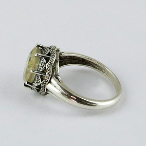 Belle bague ronde en argent Sterling 925, bijoux en argent Sterling 925, bijoux en argent indien - Product Image 4