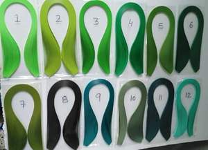 แผ่นกระดาษม้วนสำหรับงานหัตถกรรม Quilling มีให้เลือกหลายสีเหมาะสำหรับจำหน่ายต่อกับร้านจำหน่ายงานศิลปะและงานฝีมือ - Product Image 6
