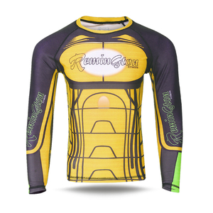 เสื้อรัดรูปแขนยาวสำหรับวัยรุ่นสีพื้นเสื้อรัดกล้ามเนื้อสำหรับใส่ไปยิมออกแบบได้เอง - Product Image 4