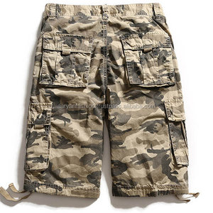 กางเกงขาสั้นคาร์โก้สำหรับผู้ชายลายพรางหลากกระเป๋าขนาดใหญ่แบบลำลองสไตล์ยุโรปและอเมริกาใหม่2024 - Product Image 2