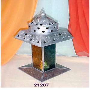 Factory Supplier Modern Design Unique Design Moroccan Metal & Glass <b>Tealight</b> <b>Lantern</b> - Product Image 2
