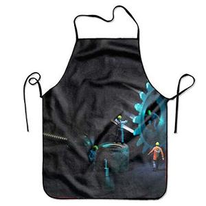 2019 Customized Unisex Denim Leather Strap Apron with Custom Logo <b>Printing</b> for <b>Coffee</b> Shops and Hotels (Multi-Purpose Use) - Product Image 5