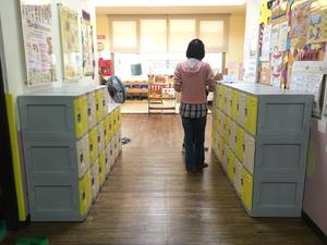 Daycare Plastic Locker with Combination lock - Product Image 5